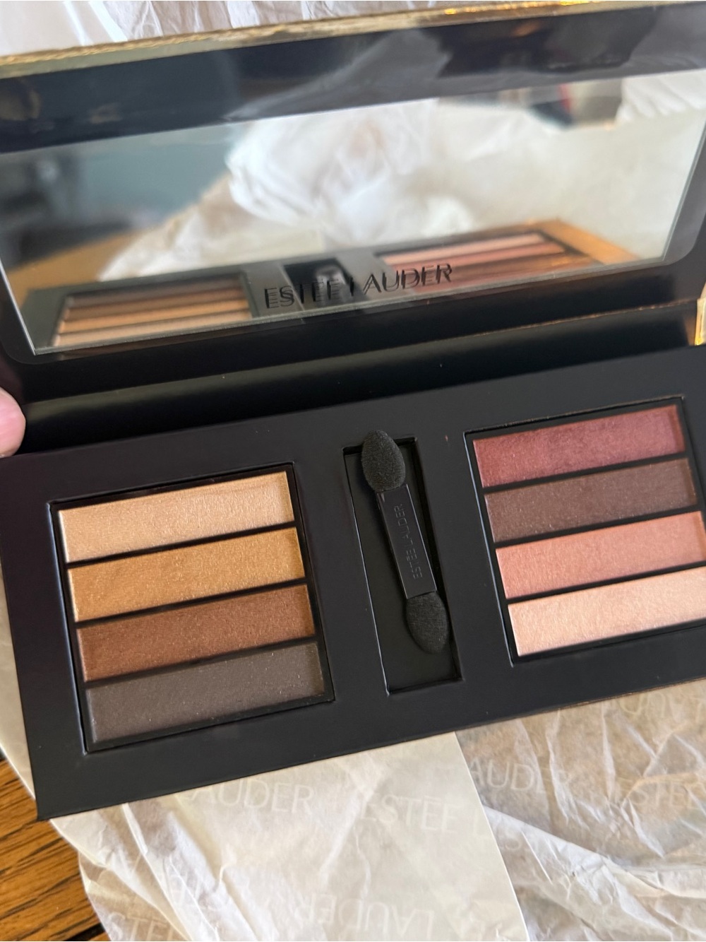 Estee Lauder Metallic Gold Textured Eyeshadow Palette
